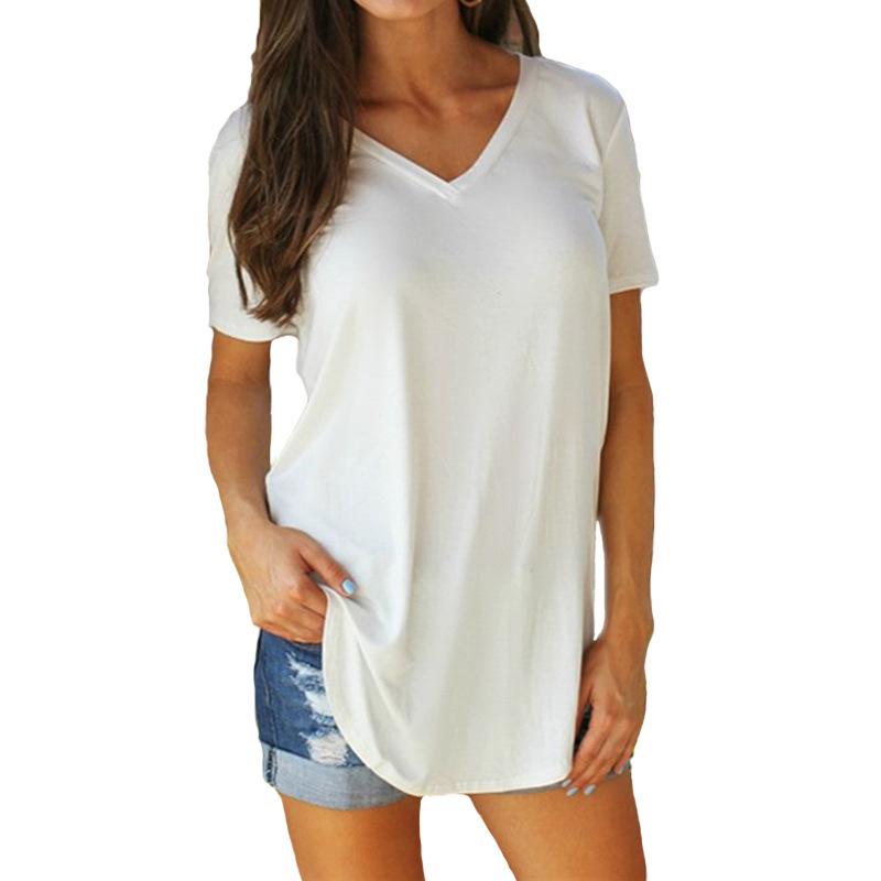 Tops | Womens  Classic V Neck T-Shirt Tees & Tanks Tees & Tanks