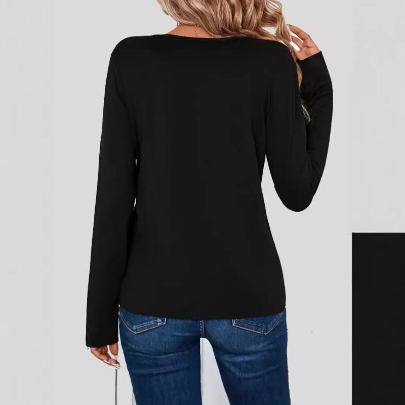 Tops | Womens  Long Sleeve Crew Neck T-Shirt Tees & Tanks Tees & Tanks